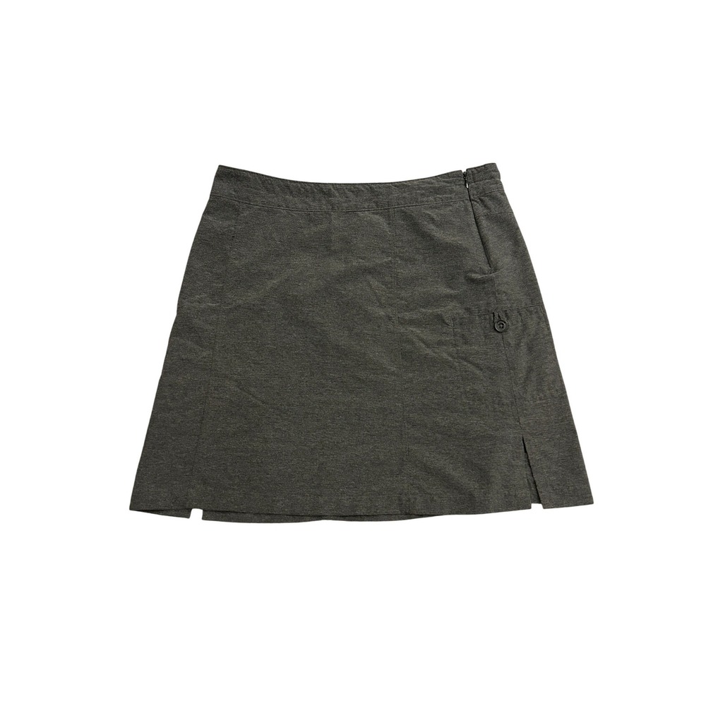 Merrell Hiking Skort Womens 8 Gray Excellent OptiWick UPF 50+ Active Trail Skirt